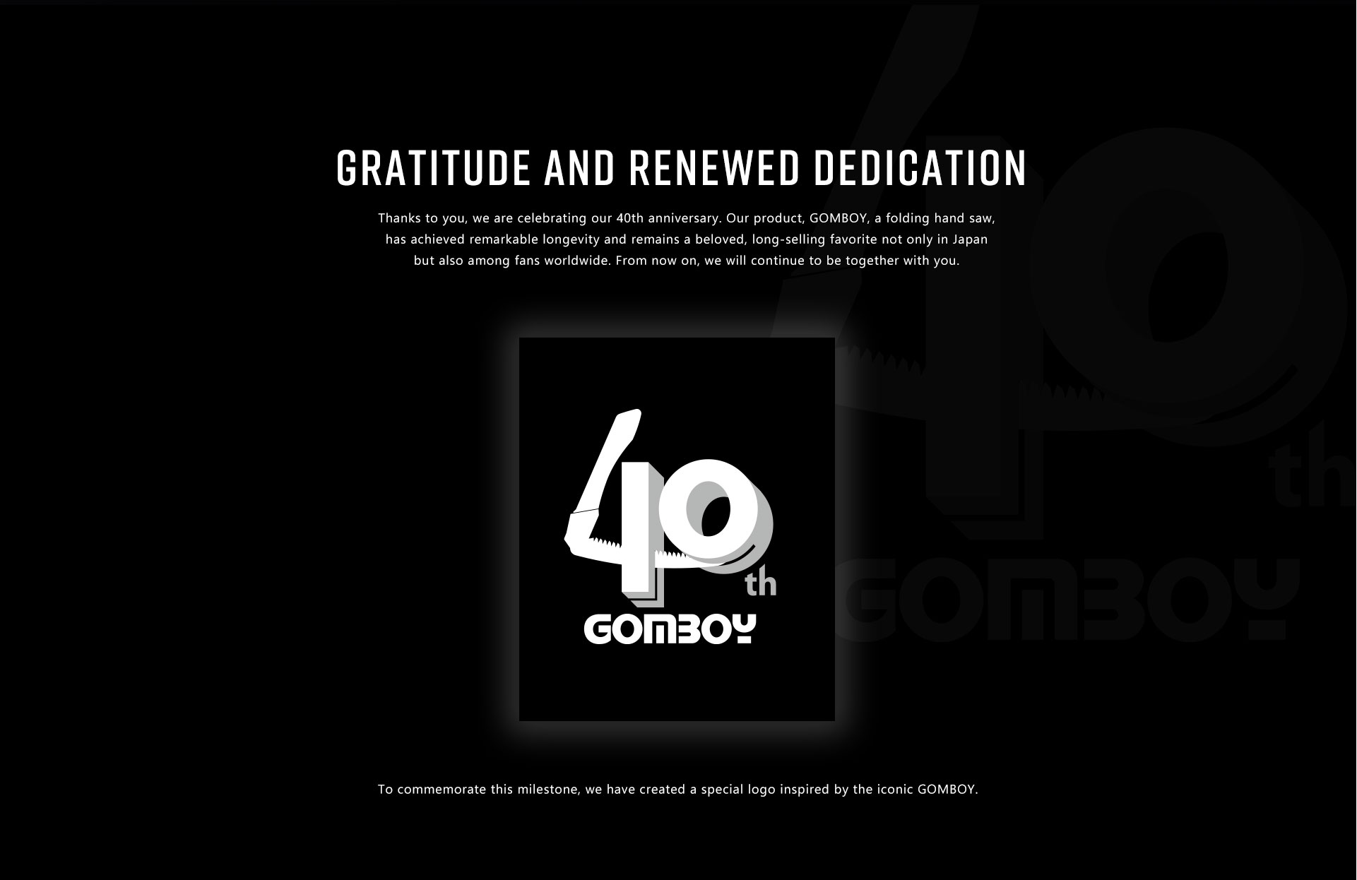 GOMBOY 40th Anniversary